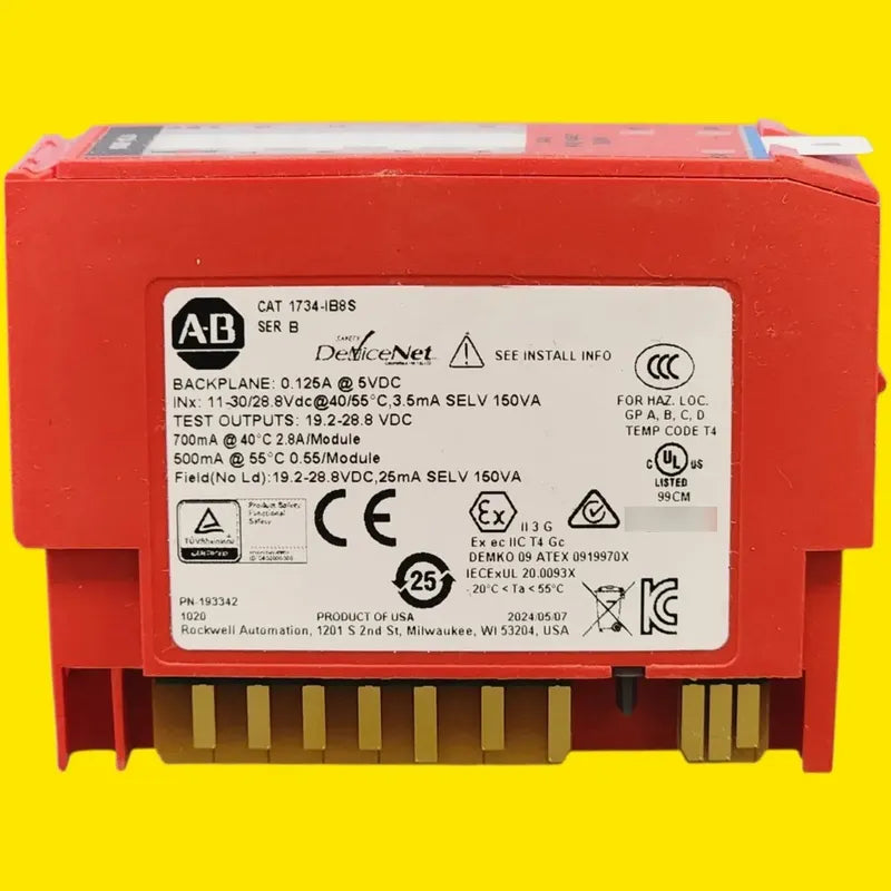Allen-bradley 1734-ib8s 8 Entradas De Seguridad