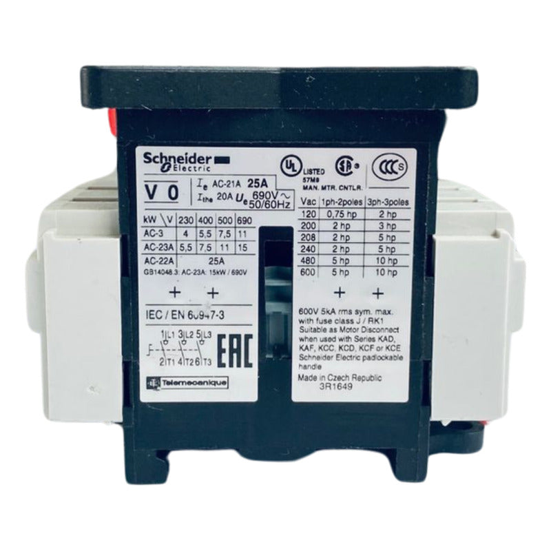 Schneider 3r1649 Sistema De Seguridad