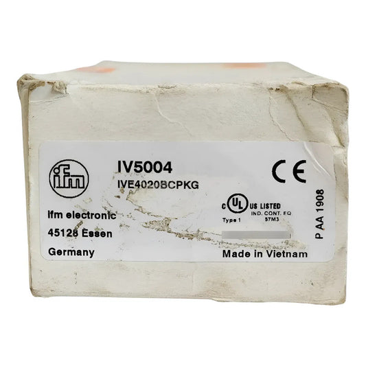 Ifm Iv5004 Sensor Inductivo Pnp 20mm Ip68 Ip69k