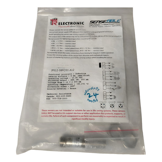 Trelectronic Ips12-s8po50-a12 Sensor Inductivo