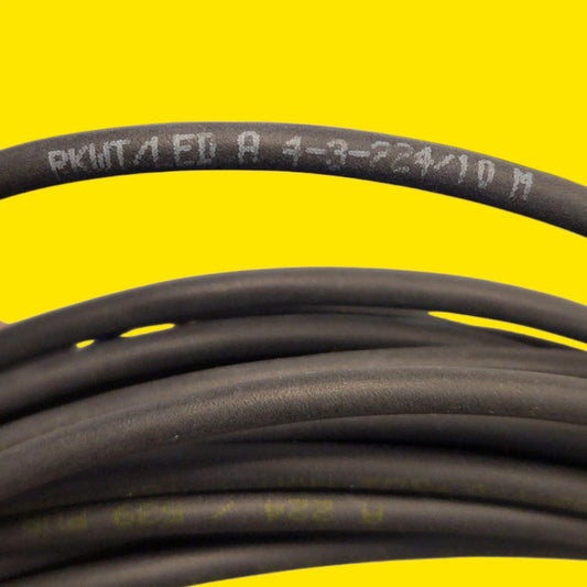 Lumberg Rst 3-rkwt/led A 4-3-224/10 M Cable 3 Pines Negro
