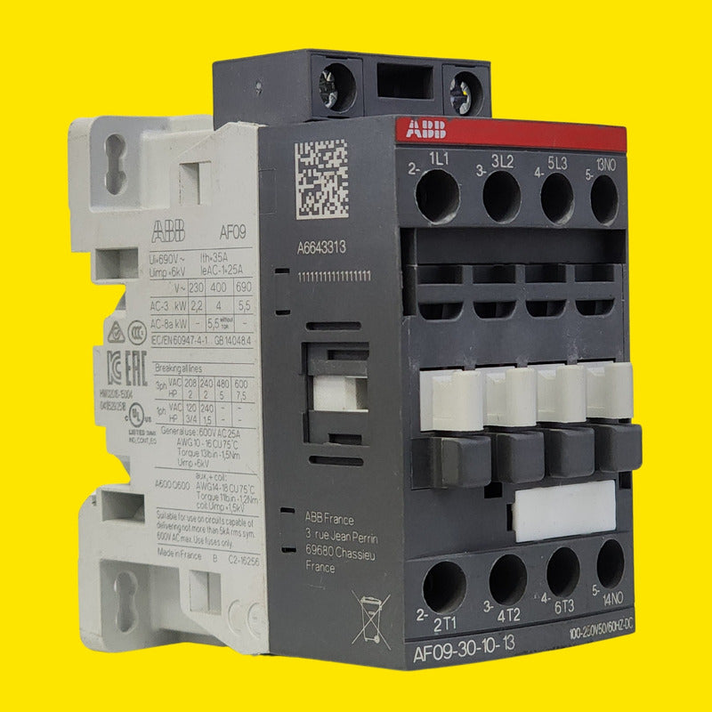 Contactor Tripolar Abb Af09-30-10-13 (1sbl137001r1310) 690v