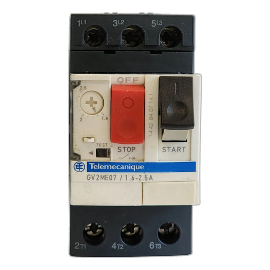 Guardamotor Telemecanique Gv2me07 1.6-2.5a 50 Hz-60hz