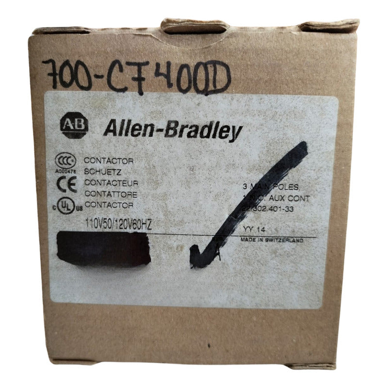 Allen-bradley 700-cf400d Contactor De Control Iec