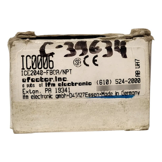 Ifm Ic0006 Sensor Inductivo Ac/dc 40mm Ip67