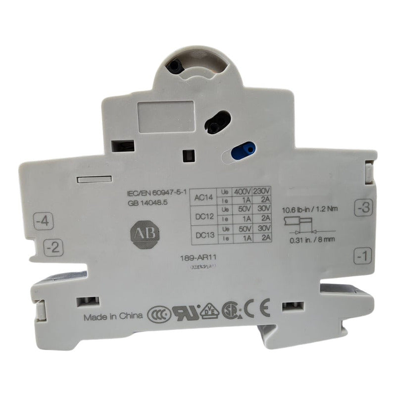 Allen-bradley 189-ar11 Contacto Auxiliar