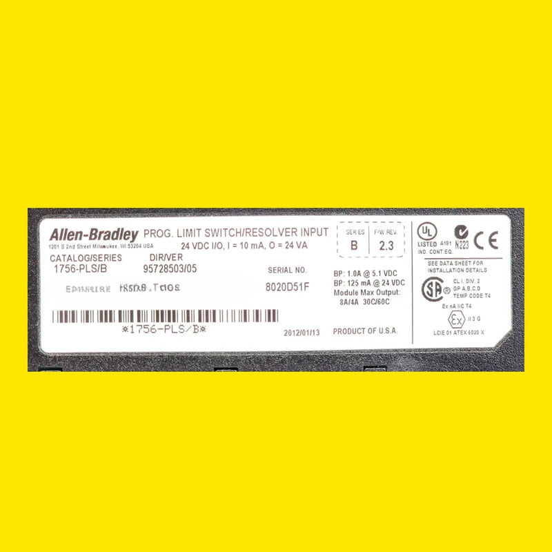 Allen-bradley 1756-pls Módulo Interruptor Programable