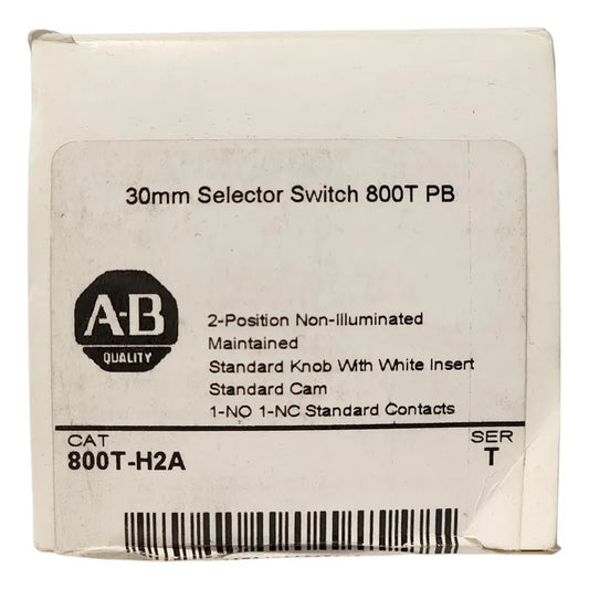 Selector 800t-h2a Allen Bradley 2 Posiciones Industrial