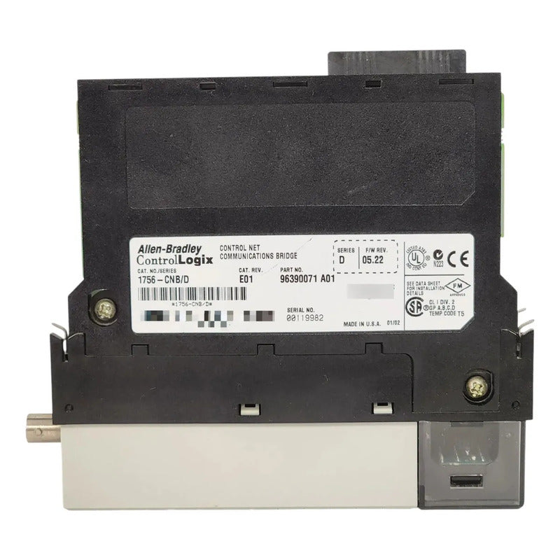 Allen Bradley 1756-cnb Módulo Controlnet Plc Industrial D / Con Tapa