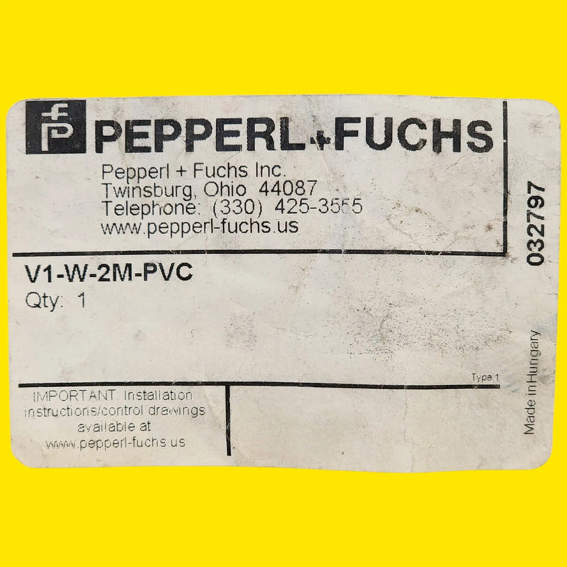 Pepperl+fuchs V1-w-2m-pvc Cable M12 Hembra 2 M Gris