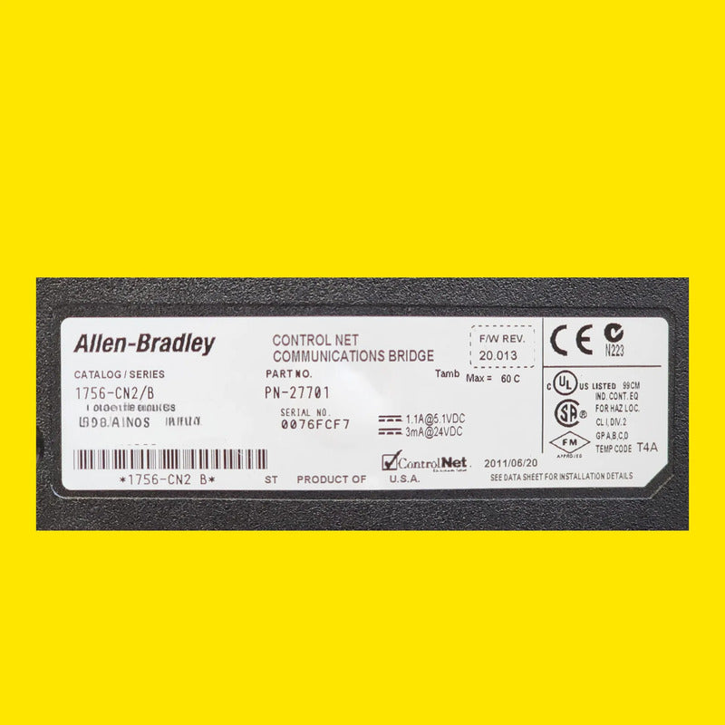 Allen Bradley 1756-cn2 Es Un Módulo Puente De Comunicación