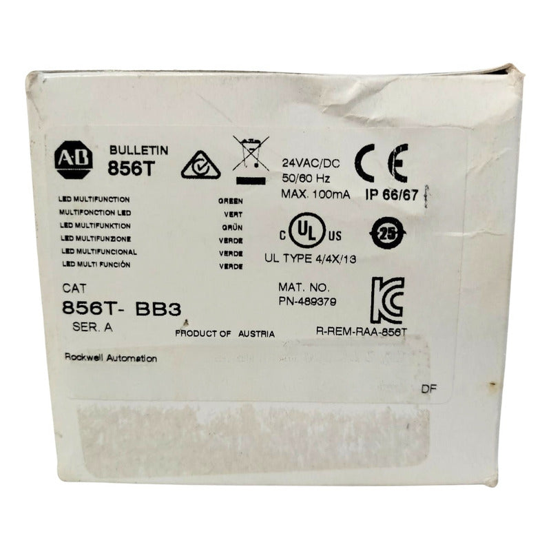 Allen-bradley 856t-bb3 Control Tower  Modulo De Luz