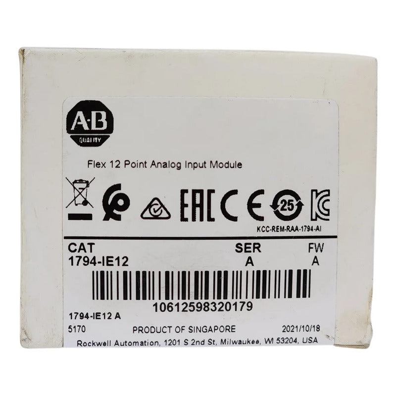 Modulo Entradas Analogicas Allen Bradley 1794-ie12 Flex I/o
