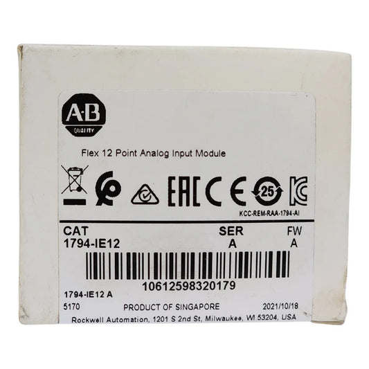 Modulo Entradas Analogicas Allen Bradley 1794-ie12 Flex I/o