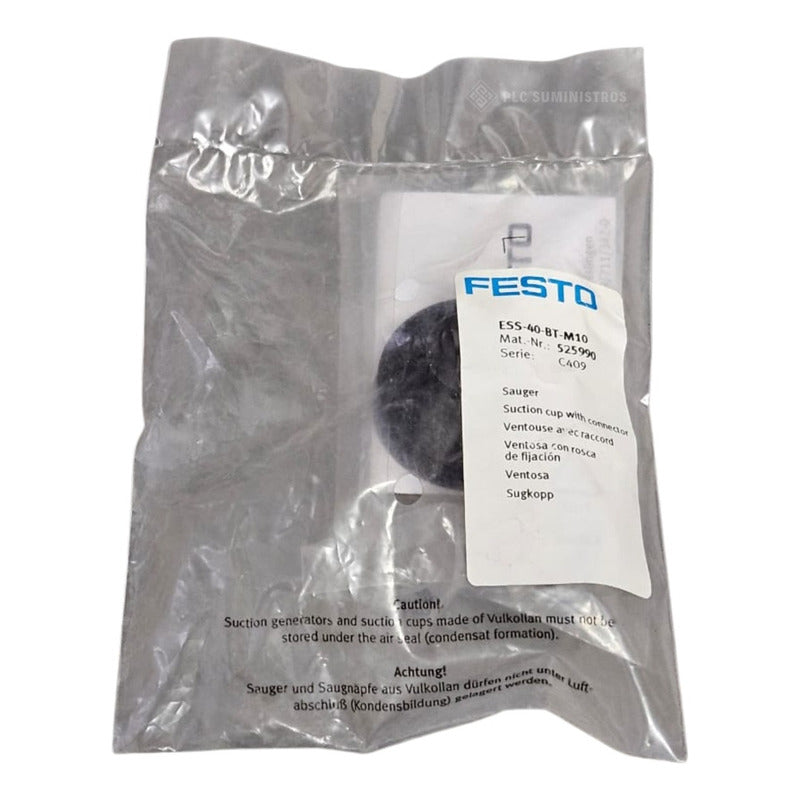Festo Ess-40-bt-m10 Ventosa Con Rosca De Fijación