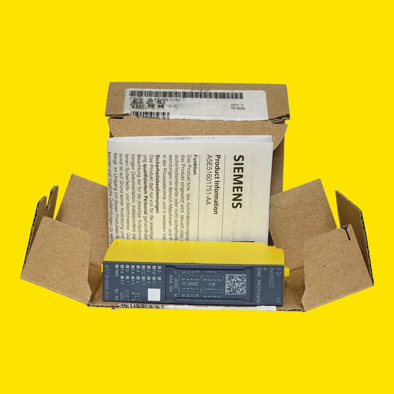 Siemens 6es7136-6ba00-0ca0 Input Modulo Et200sp Di 24v