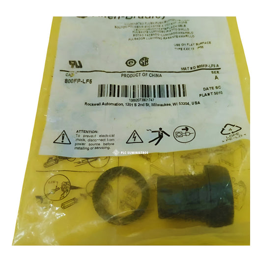 Allen Bradley  Pulsador 800fp-lf5 Negro