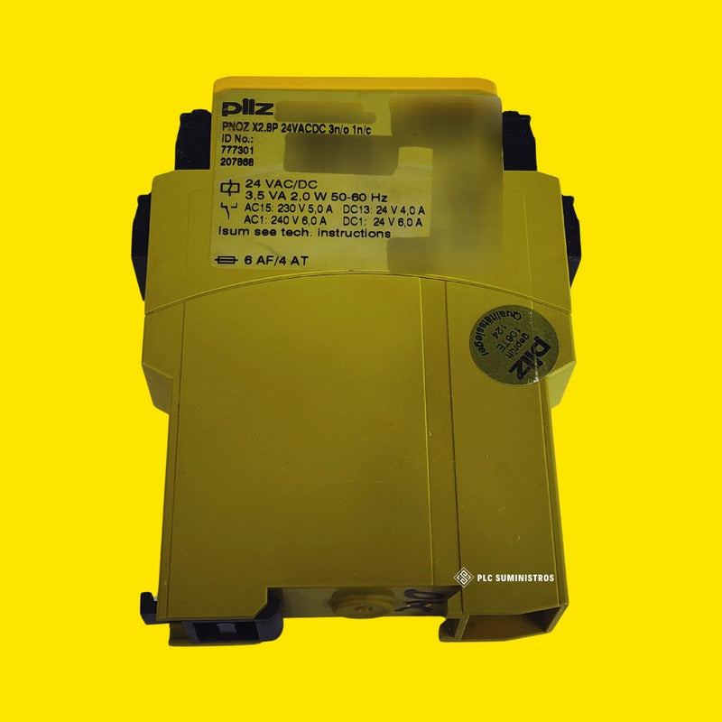 Pilz  777301  Relay Pnoz X2.8p 24vacdc 3n/o 1n/c*