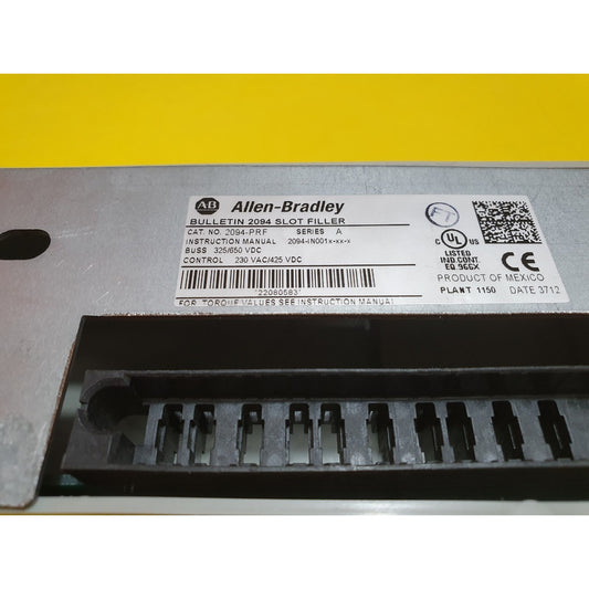 Allen-bradley 2094-slot Filler Módulo De Relleno De Ranura