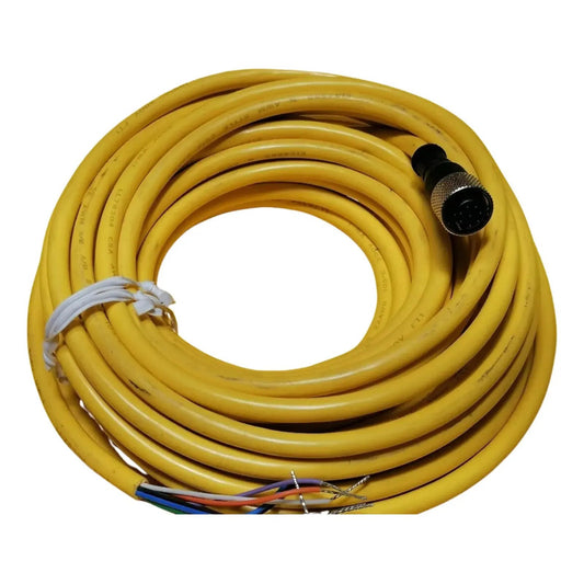 Banner 70884 Qde-825d Cable 8 Pin Cable Amarillo 25ft Pvc. L