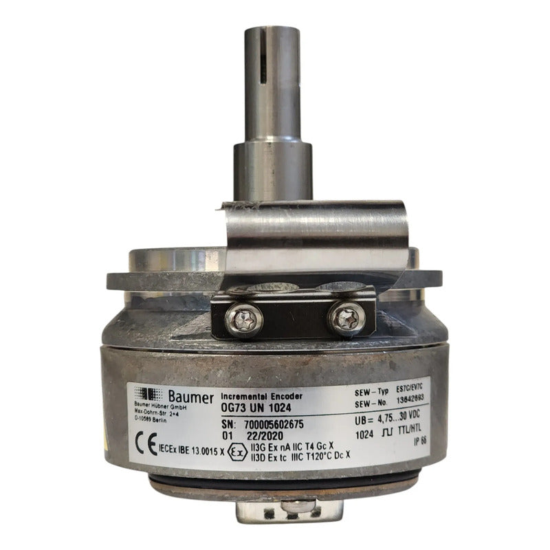 Baumer Og73 Un 1024 Encoder Incremental 1024 Ppr 4.75-30v