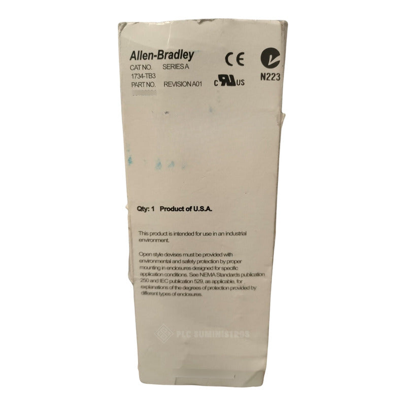 Allen Bradley Cat 1734-tb3 Base Para Módulos.