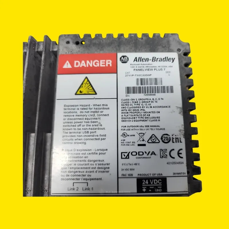 Allen-bradley 2711p-t10c22d9p | Panelview Plus 7 10.4  24v