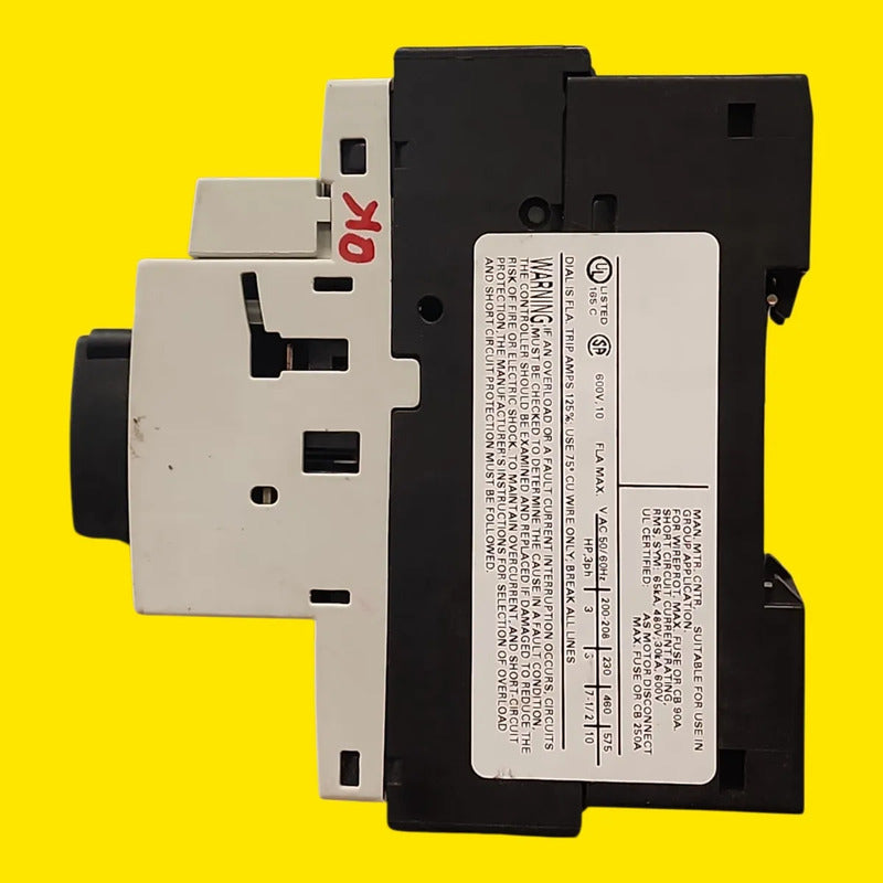 Siemens 3rv1421-1ja10 Interruptor Protector De Motor 50hz/60hz