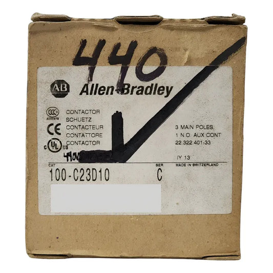 Allen-bradley 100-c23b10 Contactor 23a 3 Polos 440v