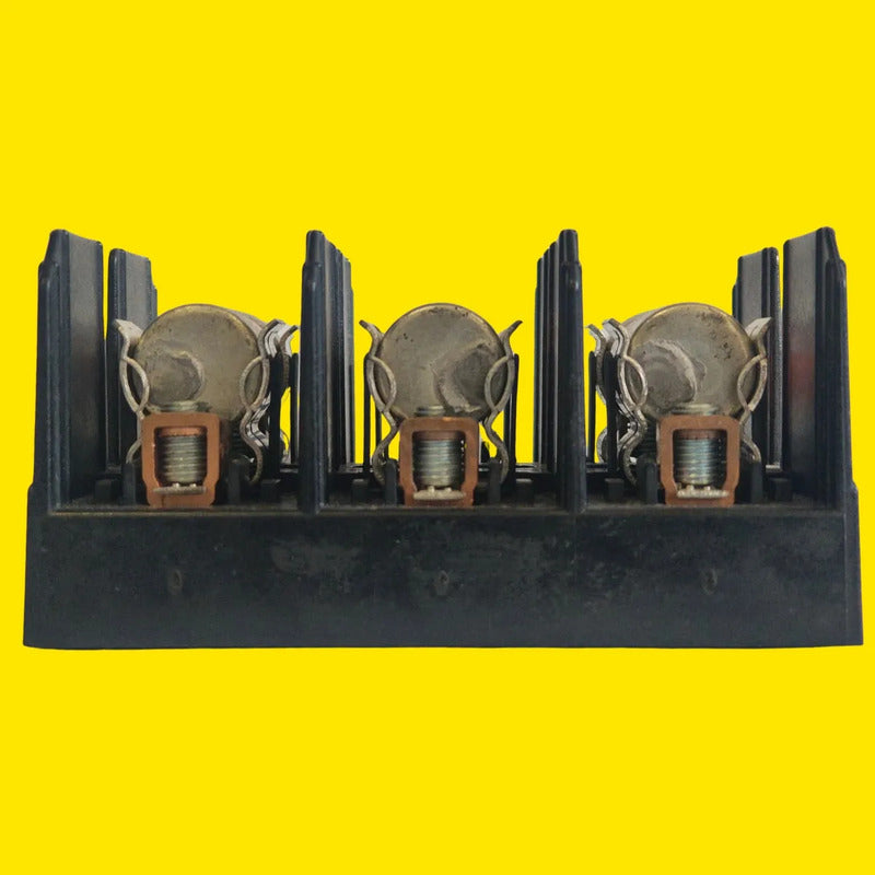 Portafusible J60030-3cor Clase J 600v + 3 Fusibles Ajt2 2a