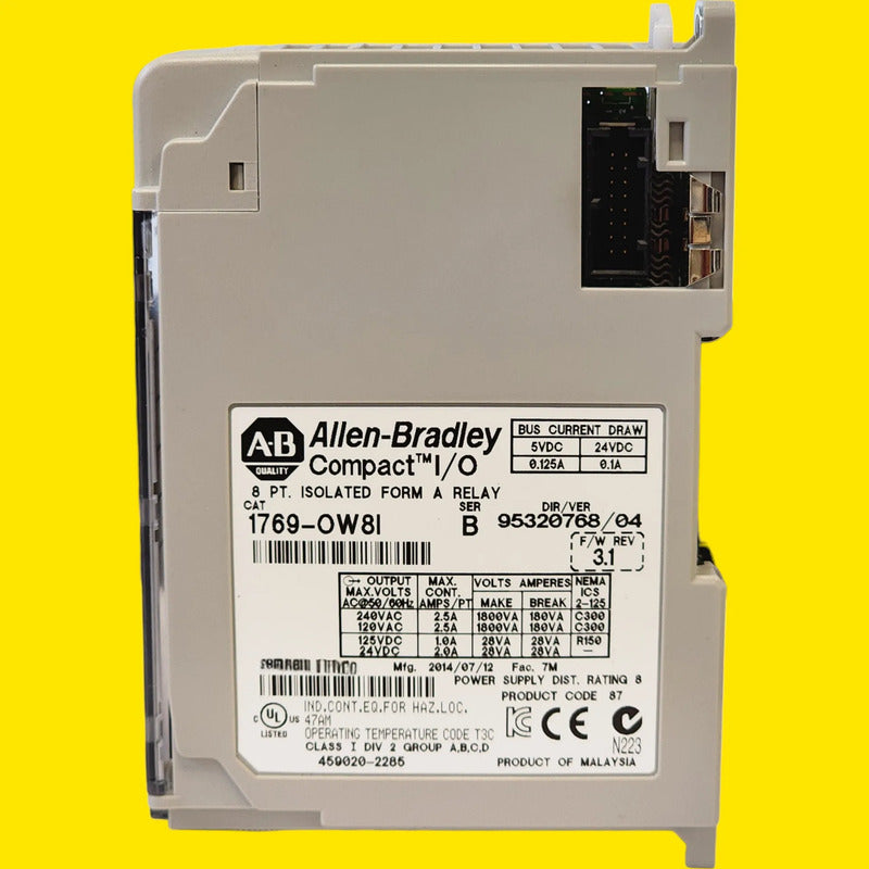 Allen Bradley 1769-ow8i Modulo De Salida Relevador Aisladas
