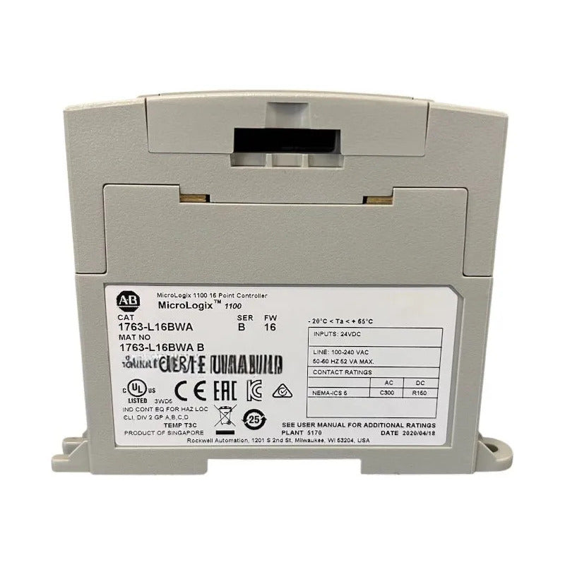 Allen-bradley 1763-l16bwa Micrologix 1100 Plc