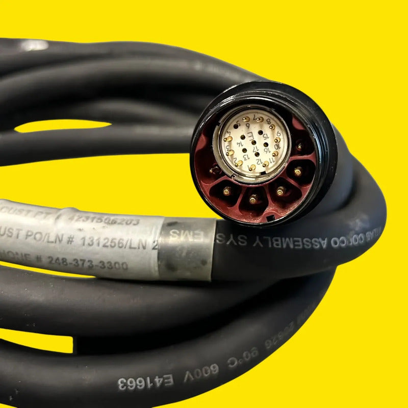 Atlas Copco 4231506203 Cable De Interconexión Industrial 3m Negro