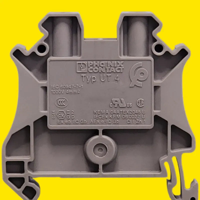 Phoenix Contact Ut 4 Borne De Paso 4 Mm2 3044102 Gris