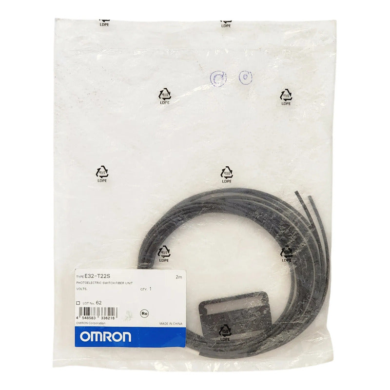 Omron E32-t22s Cable Fibra Optica Para Sensor