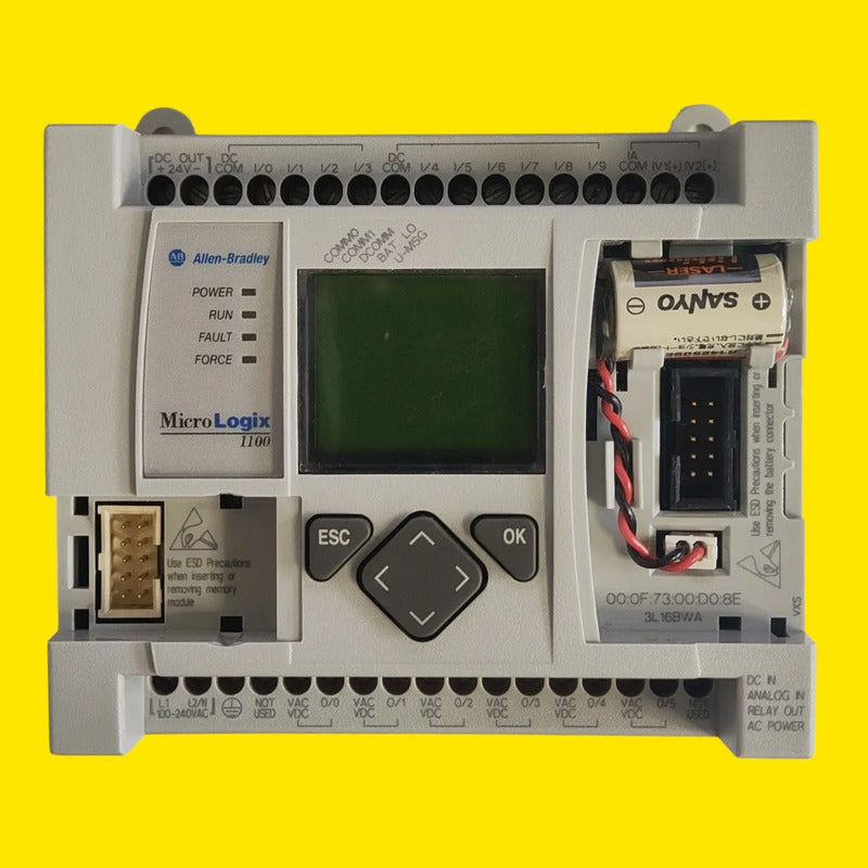 Allen Bradley 1763-l16bwa Plc Micrologix 1100 * - -