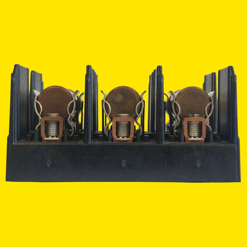 Base J60030-3cor Con 3 Fusibles Lpj-20sp 20a 600v Bussmann