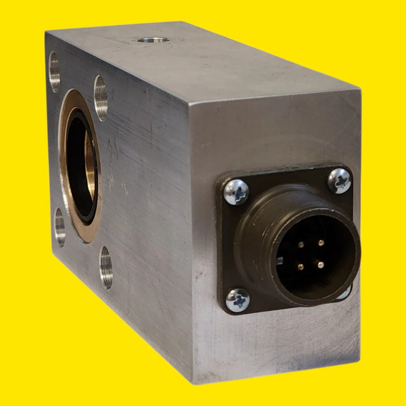 Bloque Mampara Aluminio M12-03000 Con Conector M12 4 Pines