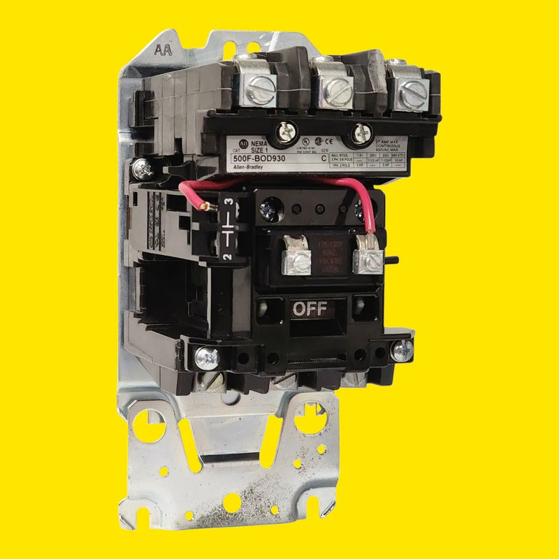 Allen-bradley 500f-bod930 Contactor Nema Size 1 27a 120v Caja Abierta/sin Etiqueta