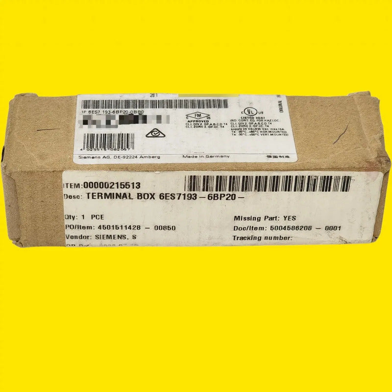 Siemens 6es7 193-6bp20-0bb0 Módulo Plc Et200sp Base