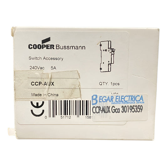 Accesorio De Interruptor Auxiliar Cooper Bussmann Ccp-aux -