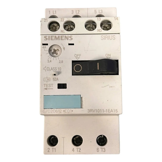 Siemens 3rv1011-1ea15 Guardamotor Sirius 50-60hz