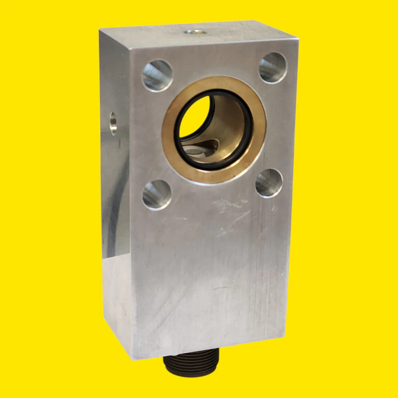 Bloque Mampara Aluminio M12-03000 Con Conector M12 4 Pines