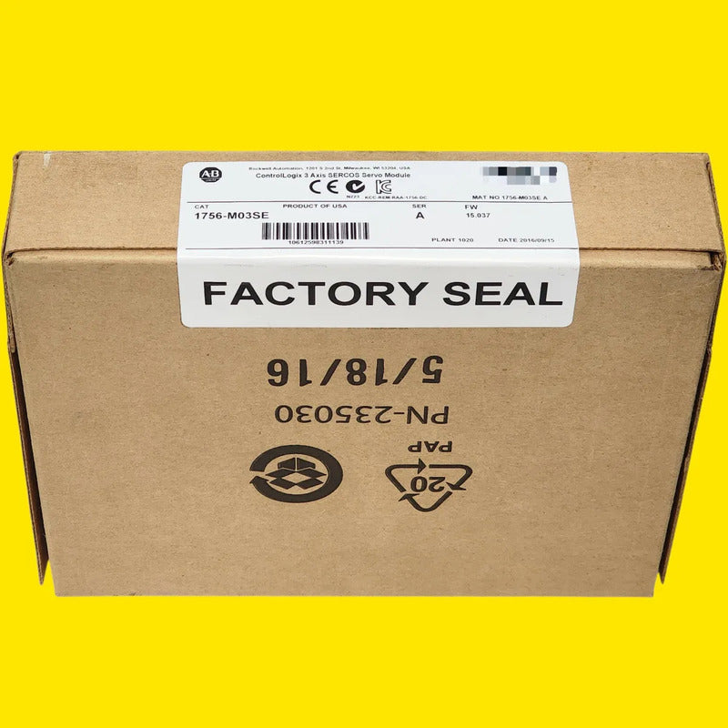 Allen Bradley 1756-m03se Memoria Controllogix Plc Ab