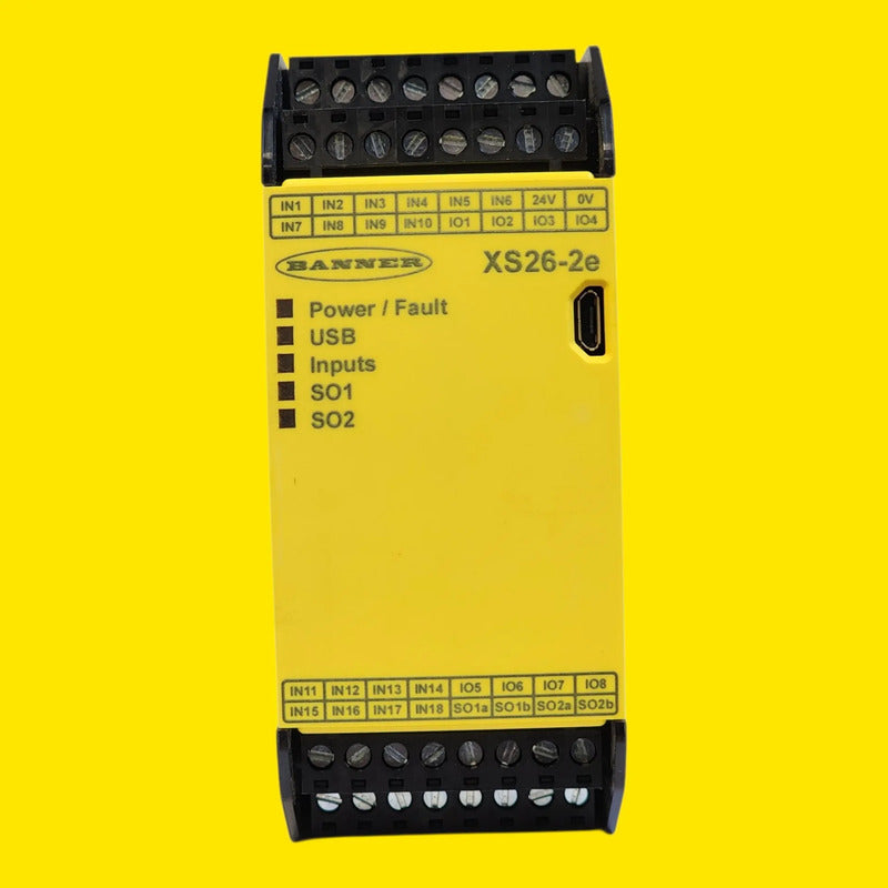 Banner 85063 Xs26-2e Controlador Seguridad Expansible Eth