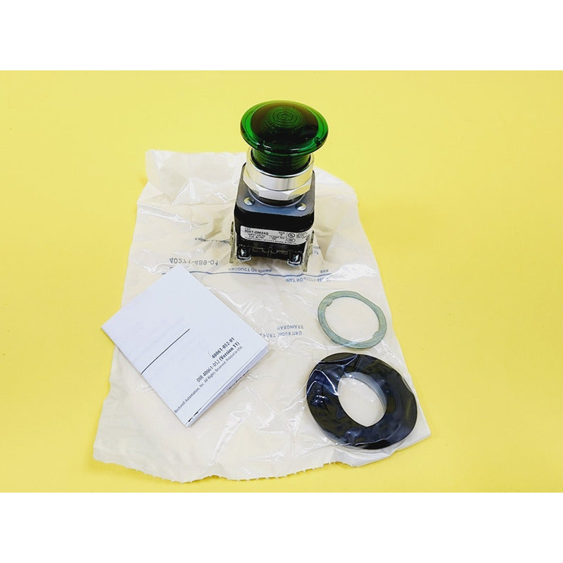 Allen-bradley 800t-qm24g Ser T Pulsador Luminoso Verde 24v