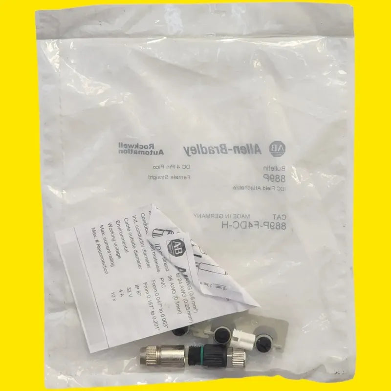 Allen-bradley 889p-f4dc-h Conector M8 Hembra 4 Pines