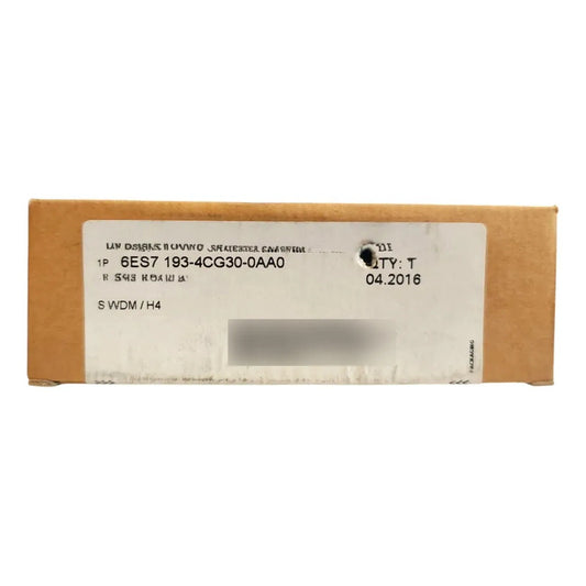 Siemens 6es7193-4cg30-0aa0 Baseunit Et 200s Ip20