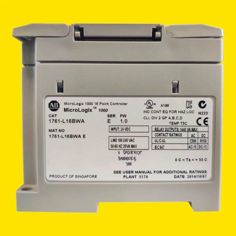 Micrologix 1000 Cat 1761-l16bwa Allen Bradley