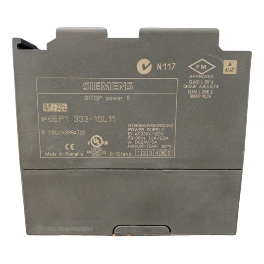 Siemens 6ep1 331-1sl11 Sitop Fuente De Alimentación.